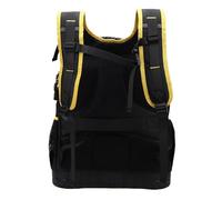 Garosa Sac à Dos à Outils en Tissu Oxford Robuste avec Plusieurs Poches et Pochette pour Ordinateur Portable, Fond en Caoutchouc Robuste, Port USB pour le Travail, les Voyages, les Activités de