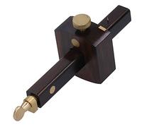 Garosa Scribe à Vis pour le Travail du Bois de 8 Pouces, Outil de Mesure en ébène et en Laiton avec Aiguilles en Acier à Haute Teneur en Carbone pour un Travail du Bois et un Marquage Précis