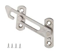 Garosa Serrure de Fenêtre pour Enfants en Acier Inoxydable, Limiteur de Sécurité Anti-Chute, 10x4,5 cm, 65 Degrés, avec Vis et Accessoires