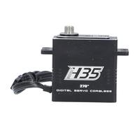 Garosa Servomoteur Numérique sans Noyau de 35 Kg, Servo étanche à Faible Bruit et à Haute Torsion pour Bras de Robot de Camion de Voiture RC, 270 Degrés 8,4 V HV avec Doubles Roulements à Billes