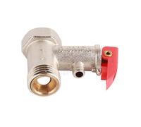 Garosa Soupape de Surpression de sécurité, Dispositif de Surpression en Laiton avec Clapet Anti-retour, Maximum 210 °F 0,9 MPa pour Chauffe-eau électrique