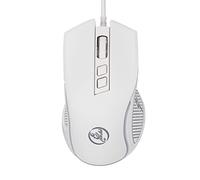 Garosa Souris Mécanique, Souris de Jeu Filaire USB avec Conception Ergonomique RVB 3600 DPI, 4 Niveaux DPI Réglables pour Les Joueurs de Bureau, Ordinateur Portable (White)