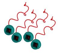 Garosa Support de Craie de Billard, 4 Pièces, Vert, en Caoutchouc, 4x3,5x4 cm, Accessoire de Fixation pour Table de Billard