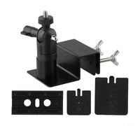 Garosa Support de Gouttière Universel pour Panneau Solaire, Réglable à 360 ° et 180 ° avec Support de Verrouillage Antirouille en Alliage D'aluminium ABS pour Panneaux Solaires Ri