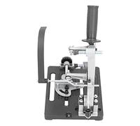 Garosa Support de Meuleuse D'angle, Support de Coupe Coulissant à Poignée | Support de meuleuse, pince biseautée à 45 °, capacité de mâchoire de 80 mm, mandrin à ressort, bouton de verrouillage de