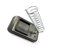 Garosa Support en Acier Inoxydable pour Fer à Souder, Température Réglable, Station de Support de Fer à Souder Rotative à 360 °, Base Métallique, Bricolage électrique, Stations de