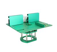 Garosa Système de Plaque de Toupie pour Banc de Travail du Bois, Kit de Système de Toupie de Levage Manuel en Alliage d'aluminium avec Réglage de la Hauteur de 51 Mm pour les Petites de Coupe