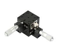 Garosa Table Coulissante Micrométrique SEMY40-AC, Platine Linéaire de Précision en Alliage d'aluminium, Course de 40 Mm, pour écran Tactile Capacitif et Instruments Optiques