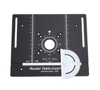 Garosa Table Routeur Plaque D'insertion Aluminium ALLIAGE CNC CNC MADIEUR DE WORKBENCH Board pour la Gravure du Travail du Bois avec la Gage et la Broche DE Démarrage