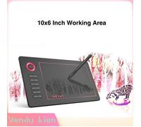 Garosa Tablette numérique Tablette Graphique VEIKK A15 10x6 Pouces 8192 Niveaux Pour Dessiner informatique rangement Bouton bleu