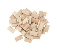 Garosa Tenon en Vrac, 50 Pièces Domino Tenon 8x40mm Bois De Hêtre Tenons en Vrac Tenons en Bois Accessoire De Travail du Bois pour Meubles Couture ébénisterie Cadre, Bois