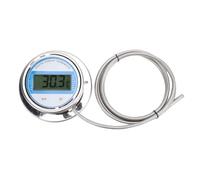 Garosa Thermomètre Numérique avec Sonde Filetée de 2M Compteur de Température en Acier Inoxydable -50 à 200 ℃ pour Tuyau de Cuisinière Sonde étanche à L'eau à Usage Industriel