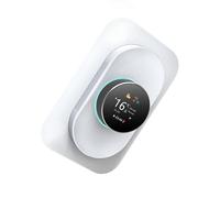 Garosa Thermostat Intelligent WiFi avec écran Couleur Tactile, Commande Vocale et Suivi Météo pour Utilisation de Pompe à Chaleur et de Source d'air, Paramètres Multi-scénarios pour Le Confort de
