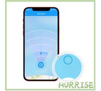 Garosa Traceur GPS compatible avec les téléphones iOS/Android Traceur GPS sans fil pour animaux de compagnie, animalerie soin Bleu