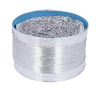 Garosa Tuyau Flexible d'aération de Sèche-linge en Feuille d'aluminium de 6,56 Pieds, Installation Facile, Flux 'air Efficace, Réduction du Bruit pour les Systèmes CVC, les Cuisines et les Salles