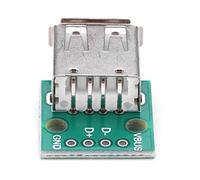 Garosa 10pcs Femelle USB Breakout Board USB vers Dip 2.54mm Adaptateur de Pitch connecteur Type A 4 Pins USB Breakout Board