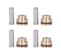 Garosa Valve de Commande de Poussoir de Joystick, Construction en Laiton et en Acier, Ensemble de 4 Pièces pour E320, Assure un Fonctionnement Fluide pour les Utilisateurs de Pelles