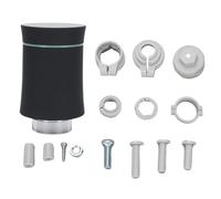 Garosa Vanne de Radiateur à Thermostat Intelligent, Vanne Thermostatique Programmable à écran LCD avec Commande Vocale APP, Plusieurs Modes, pour Système de Chauffage Domestique avec (Black)