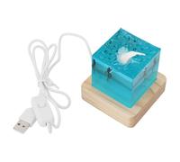 Garosa Veilleuse LED Plongeur en Résine Époxy Océan Décoration de Bureau Créative avec Support USB Idéal pour Nuit Calme dans Chambre Enfant