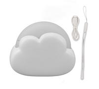 Garosa Veilleuse Nuage Mignonne pour Enfants, Kawaii en Silicone, 2 Couleurs Réglables, Rechargeable par USB, Mini Lampe de Chevet pour bébé, Décoration de Table, D'anniversaire