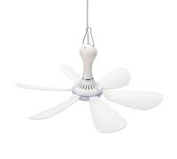 Garosa Ventilateur Solaire Plafonnier Portatif, 10W Panneau USB