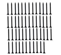Garosa Vis Autotaraudeuses, Jeu D'acier à Ressort à Filetage Grossier 6 X | Kit de 50 Pièces, Pointe Pointue pour une Conduite Facile, Finition Bleue pour la visibilité, adapté à la Pierre, au Béton