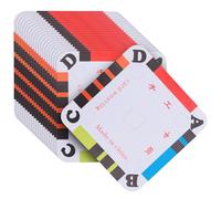 GAROZATION 100 Cartes de Tissage Artisanales en Papier pour Tablette de Tissage DIY, Format Compact, Légères et Solide, Accessoires Créatifs pour Loisirs Manuels de Métier à Tisser