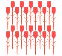 GAROZATION 100 Pièces de Scellés Plastiques de Sécurité pour Extincteur Rouge, Épingle de Sûreté Facile à Utiliser en Plastique Robuste, Accessoires pour Fixation Rapide