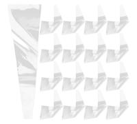 GAROZATION 100 Sachets D'emballage Transparent pour Fleurs, Manchons Professionnels en Plastique Opp 3 Microns, Pochettes Décoratives pour Bouquets, Usage Fleuriste, pour Cérémonies