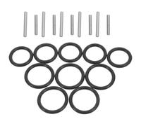 GAROZATION 10ensembles Wrench Retainer Rings With Rubber Sealing Gasket Compatible With Impact Electric Wrench Pin Hardware For Home Improvement