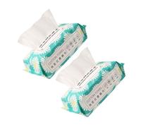GAROZATION 2 Paquets de Serviettes Jetables pour Spa, Lingettes Pieds en Pâte de Bois, 70 Feuilles par Paquet, Usage Unique, Douces et Absorbantes pour Soin des Pieds