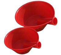 GAROZATION 2pcs Louche à Eau en Plastique pour Jardinage Design Économiseur d'eau et Tête Interchangeable, pour Arrosage des Cultures et Légumes en Champs Agricoles