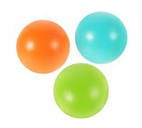 GAROZATION 3Pcs Boules De Croquet en Bois Classiques 7Cm Baule De Croquet Remplacement en Bois De Sport Extérieur Balle Balles De Croquet Colorées pour Jardin De Basse-Cour