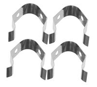 GAROZATION 4 Pièces Clip Thermomètre Acier Inoxydable pour Ustensiles de Cuisine Support de Fixation pour de Température Lot de et Pratique pour Cuisson Précise