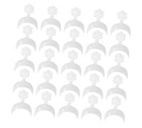 GAROZATION 500 pièces Faux Ongles Crescent Abs Résistants Conseils Ongles Artificiels pour Manucure DIY Femme Fille Blanc