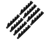 GAROZATION 8pcs Adjustable Plastic Backrest Support for Chaise Lounge with Five Levels Bracket for Camping and Beach Chair Use