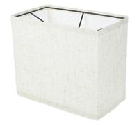 GAROZATION Abat-Jour Petit Rectangulaire en Lin pour Lampadaire Couvre-Lampe Amovible en Tissu pour Salon et Bureau
