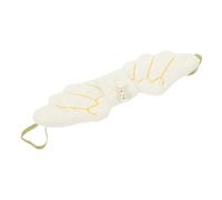 GAROZATION Accessoire pour Chien et Chat Ailes Décoratives en Polaire Blanc Cassé pour Costume Halloween Créatif et Confortable pour Toutes Occasions
