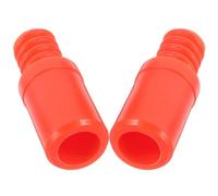 GAROZATION Adaptateurs de Manche à Balai Fileté en Plastique Jaune, 2 Pièces, Durabilité Améliorée, Réparation Facile pour Balai Serpillière à Domicile ou Bureau