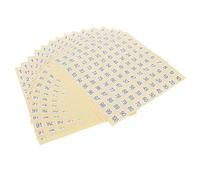 GAROZATION Autocollants Faciles à Utiliser en Papier Couché, 15 Feuilles Ronds Numérotés 100 Stickers par Feuille pour Organisation Bureau