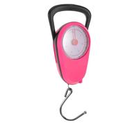 GAROZATION Balance Mécanique Portable à Ressort 35 Kg avec Crochet Rouge, Dynamomètre Suspendu Compact pour Pesée de Poisson, la Cuisine et Voyages, Balance Portative Multifonction pour