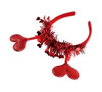 GAROZATION Bandeau à Cœurs Amoureux Pour Saint-valentin Accessoire Photo Adorable Pour Mariage Fête Anniversaire Et Événements Romantiques Élégant Et Charmant Décor De Tête
