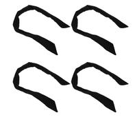 GAROZATION Bandeaux Noués en Polyester et Fer, 4 Pièces, Doux Peau, Ne Cassent Pas la Coiffure, Bandeaux Cheveux Sport Élégants pour Femme, Style Gracieux et Sucré