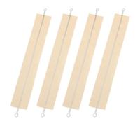 GAROZATION Bandes Chauffantes de Remplacement pour Scelleuse Thermique Manuelle, 4 Pièces 300 Mm, Fils Chauffants Plats Tissu, Élément de Scellage pour Machine sous Vide Alimentaire