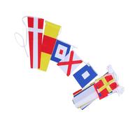 GAROZATION Bannière de drapeau nautique avec 40 pavillons en polyester, combinant code alphabétique et numérique, pour bateaux et décoration marine à domicile