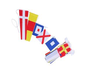 GAROZATION Bannière de drapeau nautique avec 40 pavillons en polyester, combinant code alphabétique et numérique, pour bateaux et décoration marine à domicile