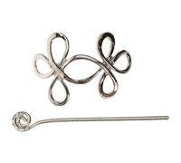 GAROZATION Barrette Celtique Vintage en Alliage pour Coiffure, Épingle à Cheveux Style Viking, Accessoire pour Queue de Cheval, pour Mariages et Fêtes