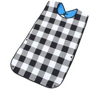 GAROZATION Bavoir Lavable Adulte et en Pvc Réutilisable Imperméable Polyester pour Hommes pour Manger et Boire Quotidien