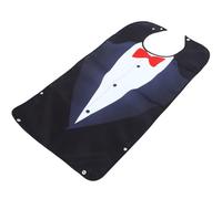 GAROZATION Bavoir pour Adulte en Polyester Imperméable, Facile à Mettre Enlever, Protège les Vêtements des Personnes Âgées et Patients Pendant les Repas