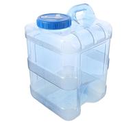 GAROZATION Bidon d'eau de Camping 15 L Étanche Bouchon Seau Portable Carré en Plastique Solide Réservoir de Stockage Polyvalent pour Camping Maison et Voiture Pratique